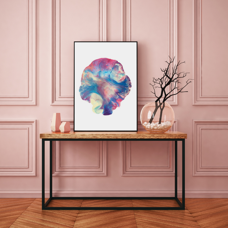 Recycled plastic jewellery and digital wall art handmade in London by Jagoda Jay Sudak Keshani
