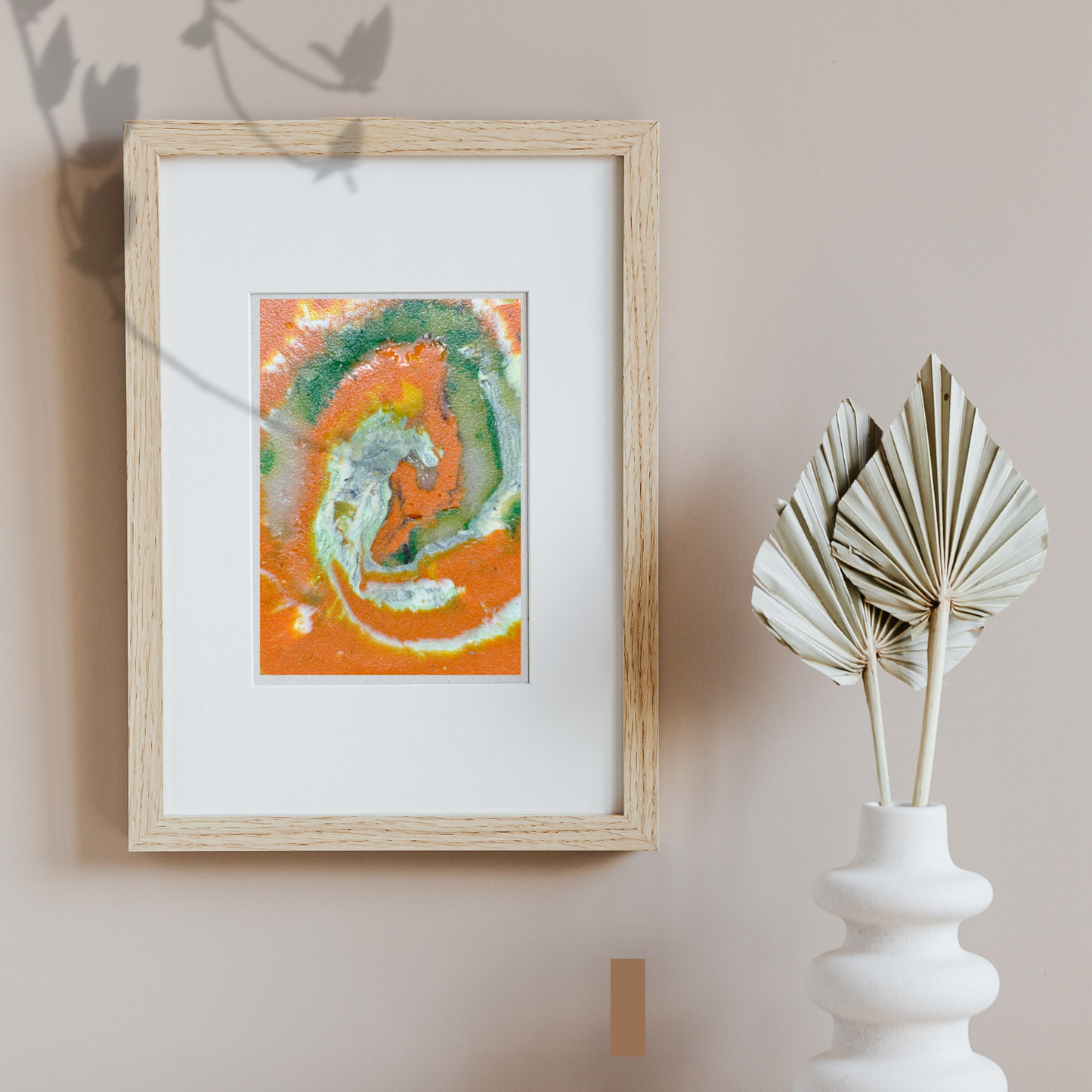 Fish Dance Digital Wall Art by Jagoda Jay Sudak Keshani printable art modern interior decor orange abstract recycled plastic modern art instant download pdf