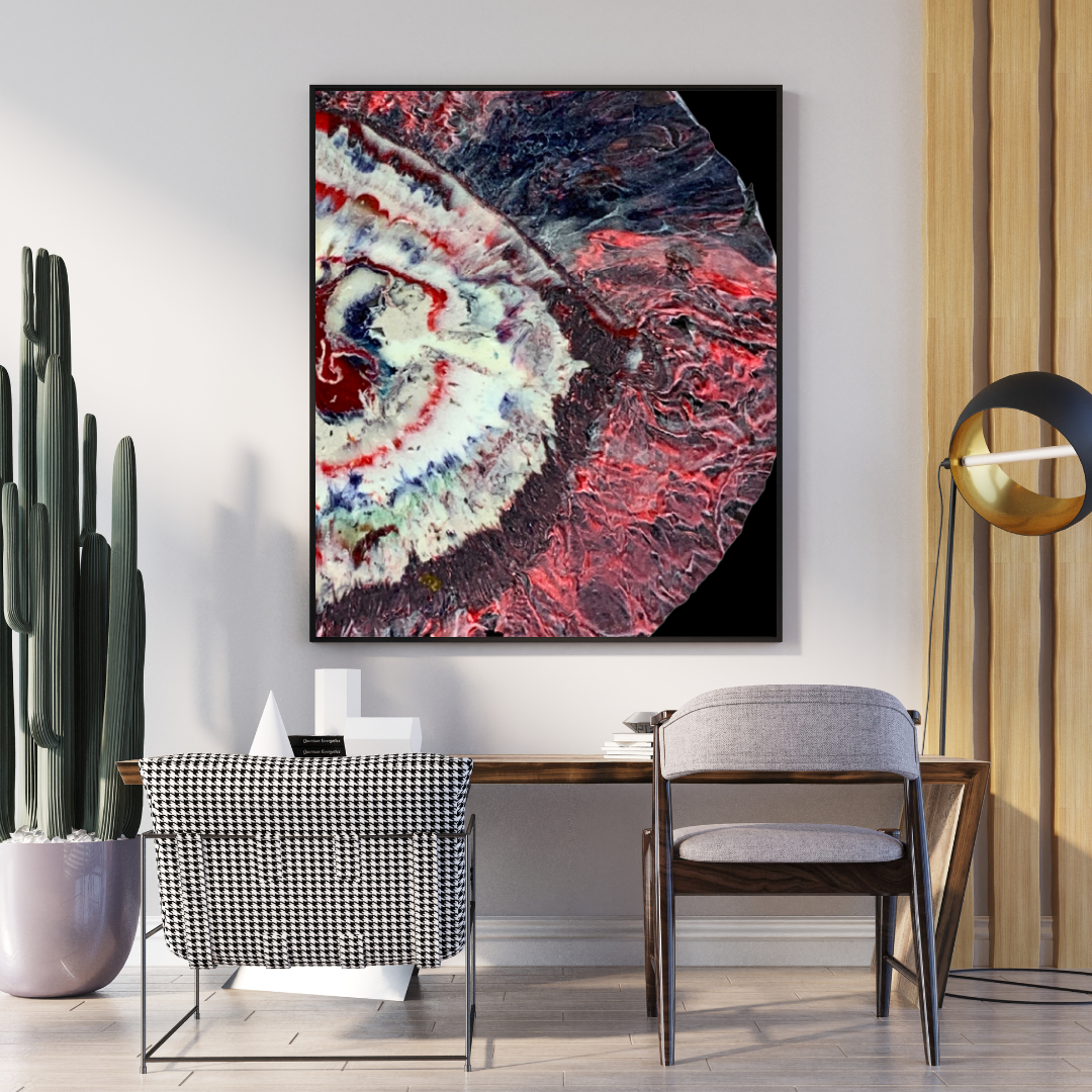 Eye of Earth Digital Download instant printable wall art poster artwork print by Jagoda Jay Sudak Keshani