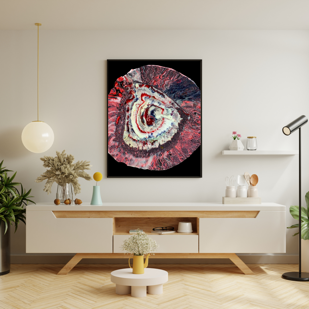 Eye of Earth Digital Download instant printable wall art poster artwork print by Jagoda Jay Sudak Keshani