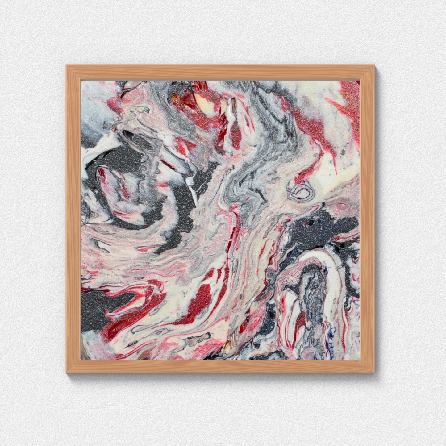 Red Marble Abstract Art Wallart interior decor diy printable instant download pdf nft recycled plastic wall art print