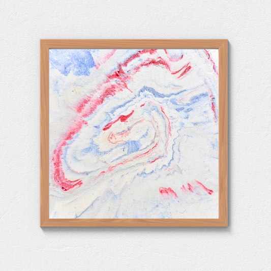 Red Snow v1 Digital Wall Art by Jagoda Jay Sudak Keshani printable art white blue red abstract instant download modern art decor recycled plastic modern abstract art
