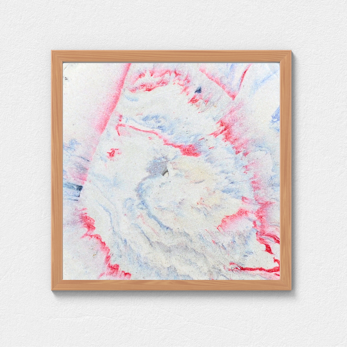 Red Snow v2 Digital Wall Art by Jagoda Jay Sudak Keshani printable art white blue red abstract instant download modern art decor recycled plastic modern abstract art