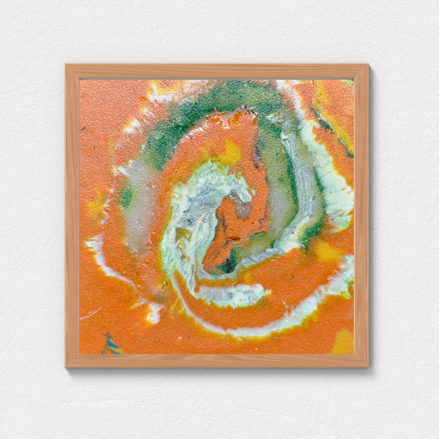 Fish Dance Digital Wall Art by Jagoda Jay Sudak Keshani printable art modern interior decor orange abstract recycled plastic modern art instant download pdf