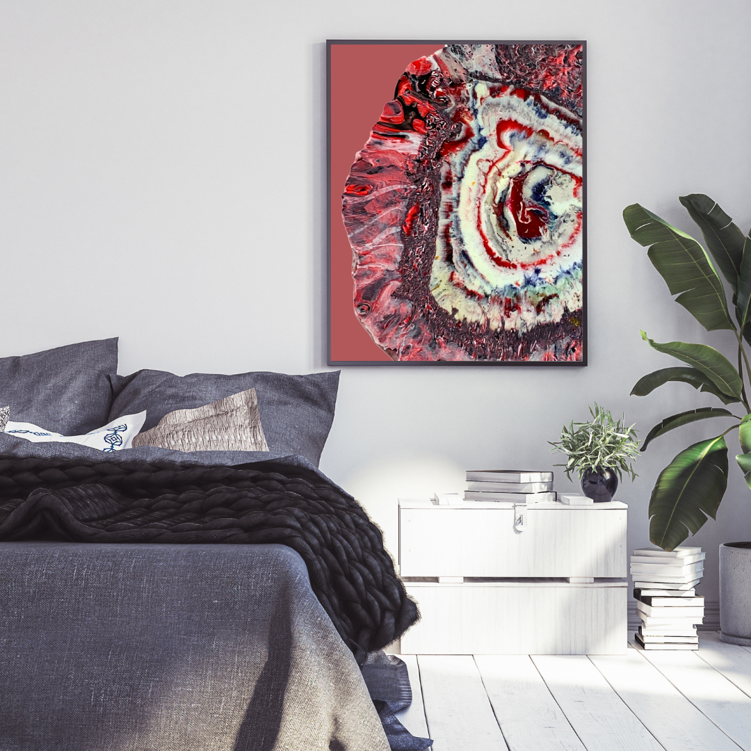 Eye of Earth Digital Download instant printable wall art poster artwork print by Jagoda Jay Sudak Keshani