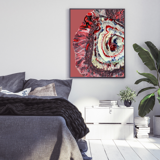 Eye of Earth Digital Download instant printable wall art poster artwork print by Jagoda Jay Sudak Keshani