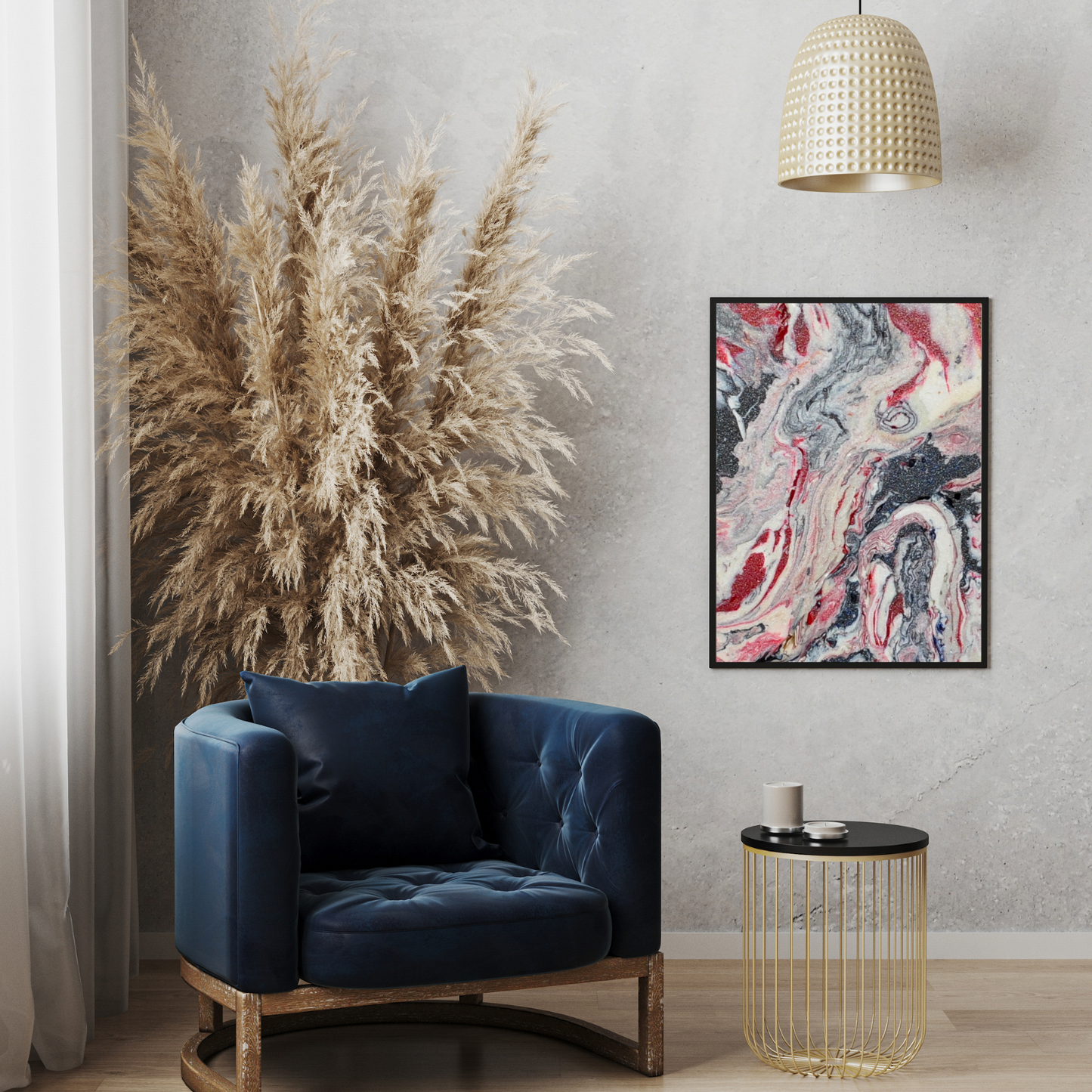 Red Marble Abstract Art Wallart interior decor diy printable instant download pdf nft recycled plastic wall art print