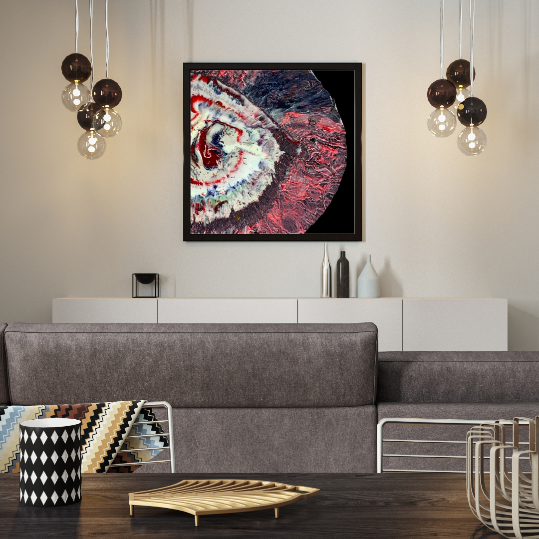 Eye of Earth Digital Download instant printable wall art poster artwork print by Jagoda Jay Sudak Keshani