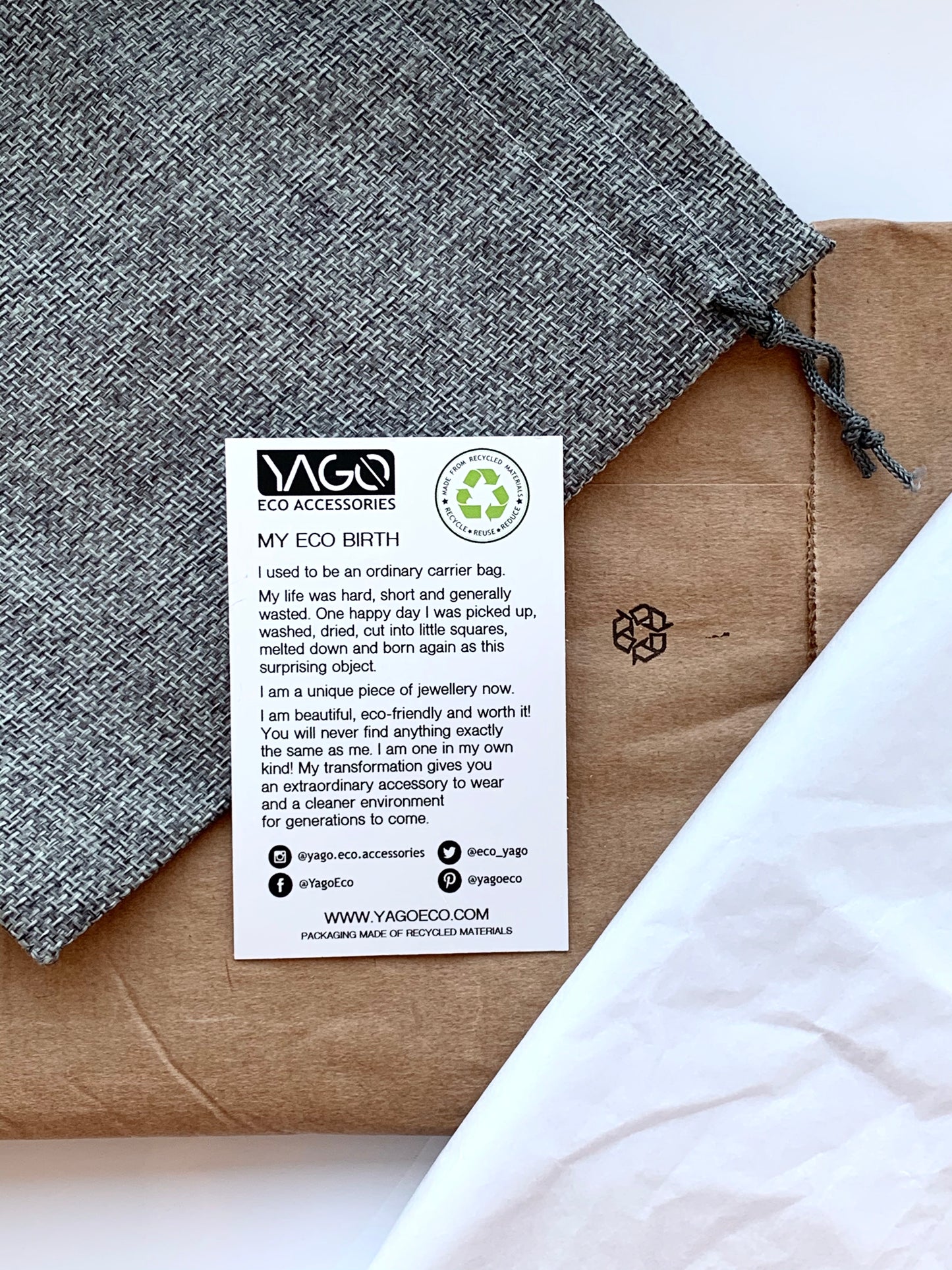 Sustainable Statement Studs Handmade from recycled plastic ethically made eco gift