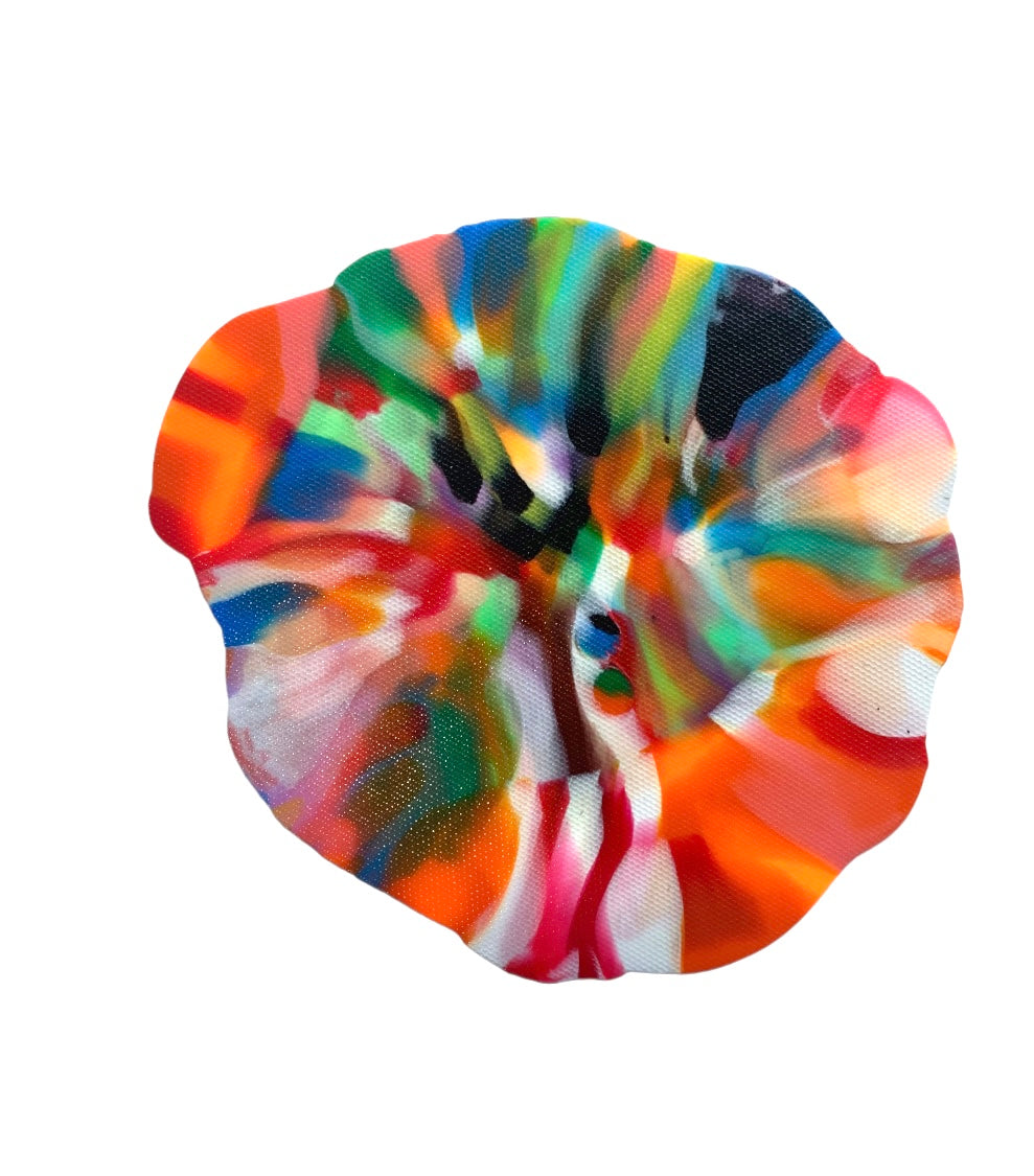 Sustainable Handmade Earrings Artesian Colourful Studs Recycled plastic eco friendly gift for her