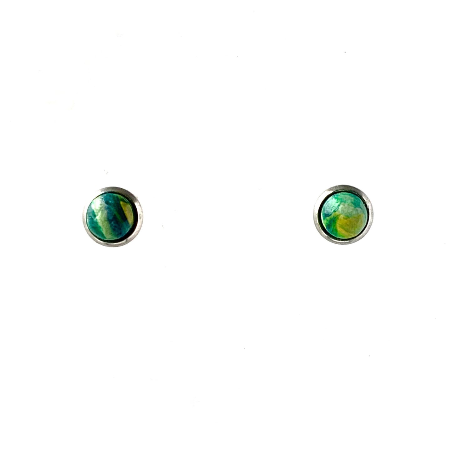 Green 6 mm Round Studs