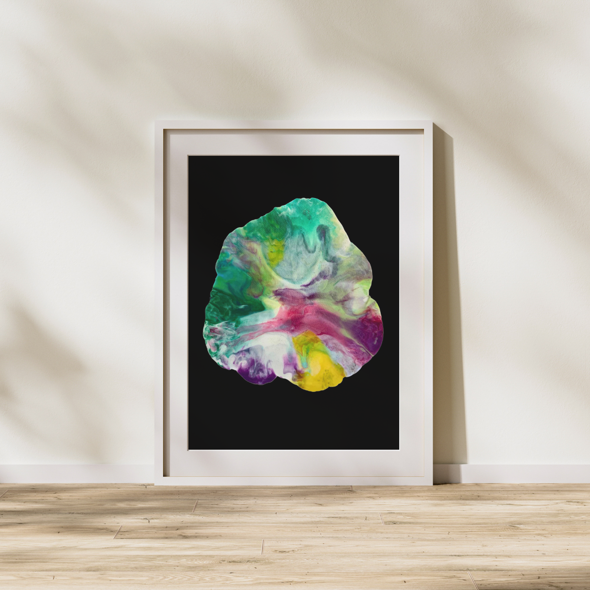 Printable art instant download print at home abstract purple yellow green melted plastic Jagoda Jay Sudak Keshani